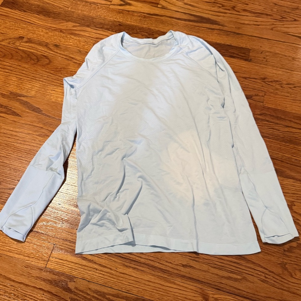 Lululemon Light Blue Long Sleeve Shirt
